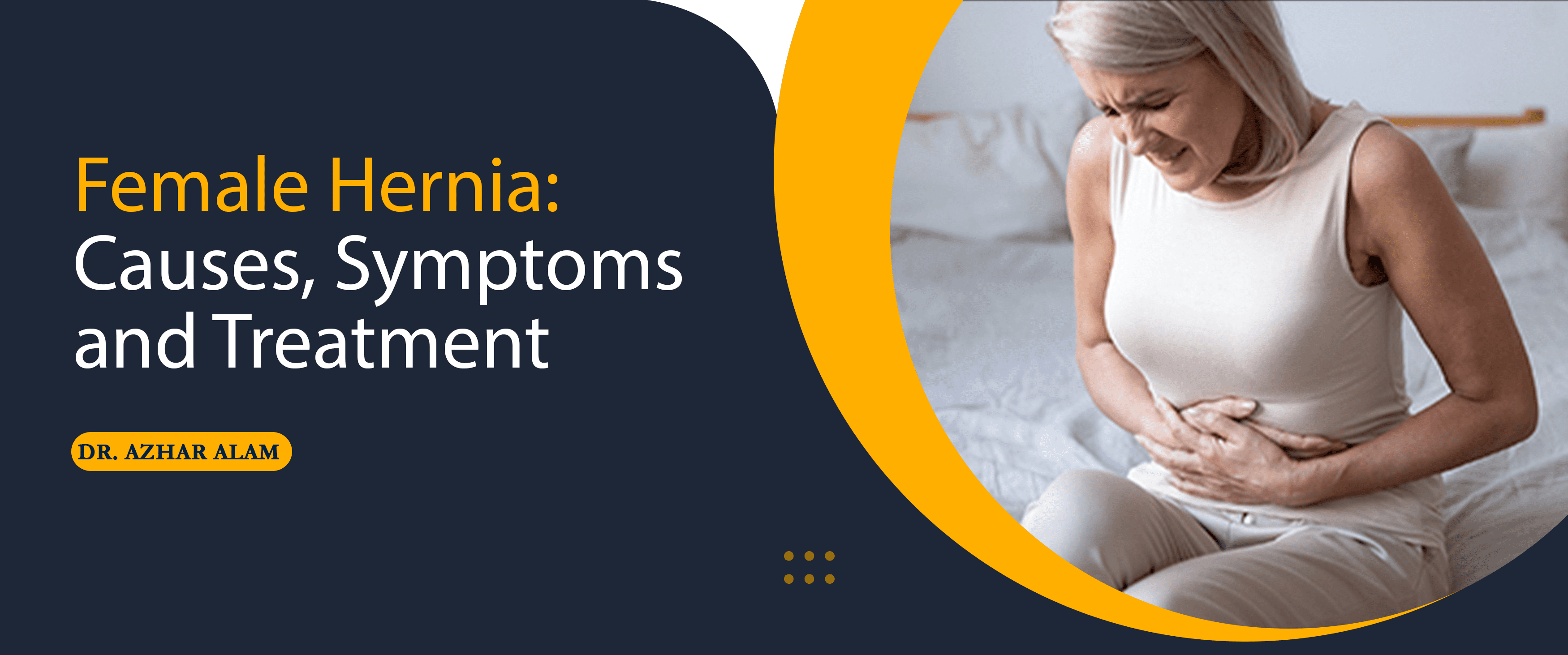 Symptoms of femoral hernia